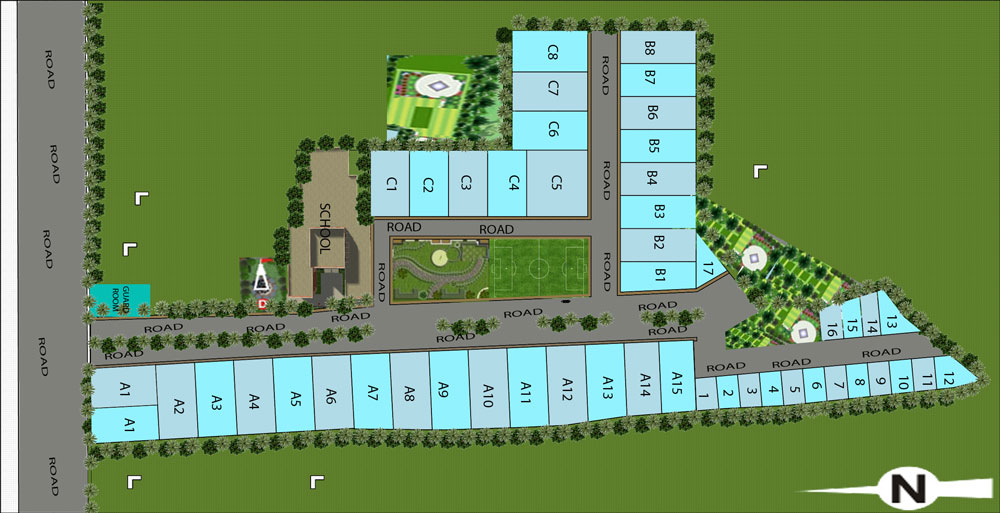 asha vatika layout plan